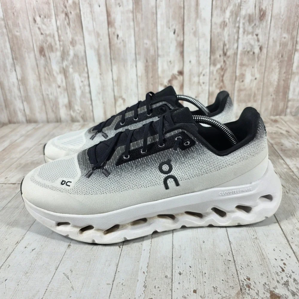On Cloudsurfer Mens Running Shoes White Black 3ME10101430 Size 11